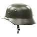 German WWII M35 Steel Helmet- Stahlhelm 35 WW2 M1935- Extra Large Shell- Size 70
