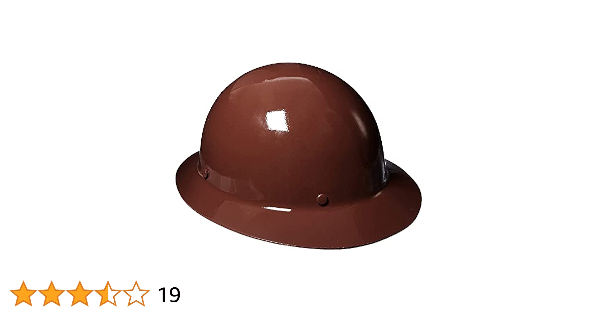 MSA 454672 Skullgard Full-Brim Hard Hat with Staz-on Pinlock