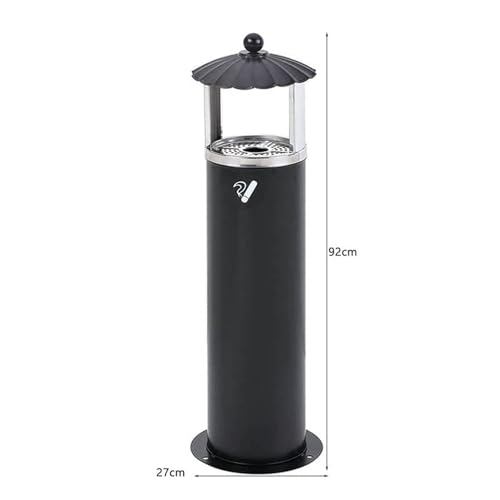 Cendrier en acier inoxydable avec doublure intérieure pour extérieur - 3