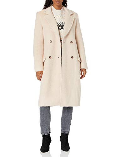 ASTR the label Women's Blair Double Breasted Below The Knee Coat, Taupe, XS