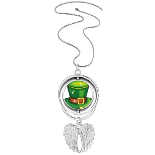 Collier ailes d'ange vert Irlande en argent pour sublimer votre style au quotidien