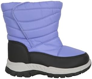 Mountain Warehouse Caribou Toddler Adaptive Snow Boots Light Purple Kids Shoe Size 8 US | Image 1