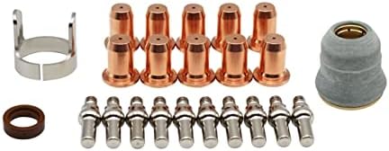 Welding Knight Plasmaschneidbrenner Zubehör Set – 23 Teile Für PT-60/IPT-60 & PT-40/IPT-40