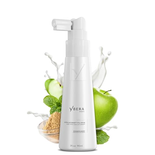 YBERA VELLO SERUM FOR THINNING HAIR with Advanced Technology ALFA-LACTOBABY Scalp Serum for Hair Growth Anti Hair Loss Hair Regrowth for Men and Women 90ML