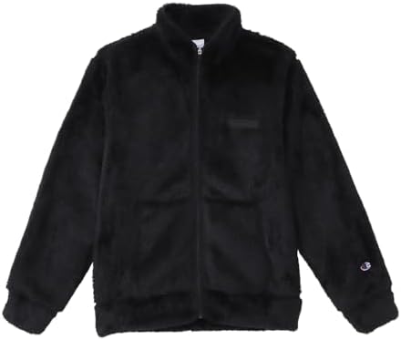 （09:30時点） アウター ボアフリース スクリプトロゴ 刺繍 ハイネック ジップフーデッドジャケット C3-L616Z-090-XL