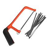 Operitacx Mini Handsäge Multifunktionale Bügelsäge für Holz und Metallbearbeitung Tragbares...