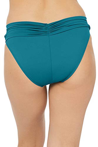 Image of La Blanca Women's Island Goddess Shirred Band Hipster Bikini Bottom