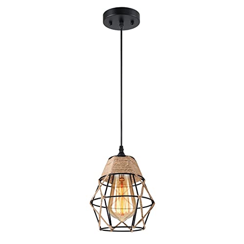 Suspension mini lanterne cage pour éclairer un couloir sombre ou entrée