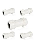 5-Pack EFIELD 3/4-Inch PVC Compression Couplings, Schedule 40, Quick Connecting PVC Piping and Repairs of PVC Pipe (3/4-inch)