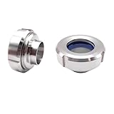 Miroir d'observation fileté SMS OD25-108 mm SS304 en acier inoxydable soudé