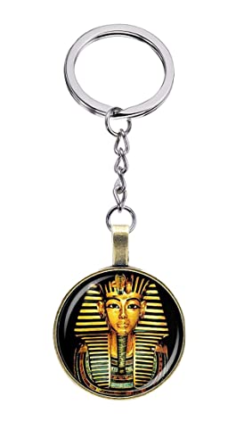 Publisit Llavero original, haraon, reamsès, rey egipcio, Dios egipcios, porta caramelos, joyas de bolsa, regalo para hombre o mujer Cover