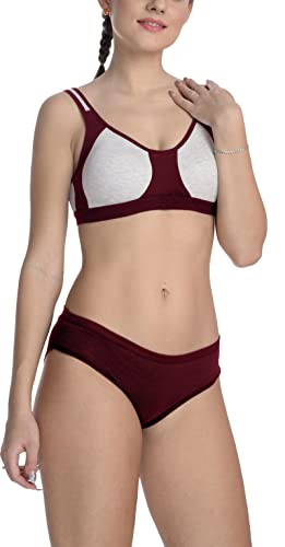 Image of StyFun Cotton Blend Sports Sets, Lingerie Set for Women, Combo Everyday Bra Panty, See Main Image to Check How Many Sets You Will Get