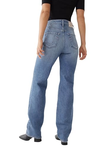 True Religion Women's High Rise Relaxed Straight Leg Jean4