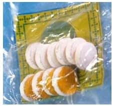 sujok byol magnet super big size-7mm One Pack-(Set-10pc) Yellow & White Ovel shape