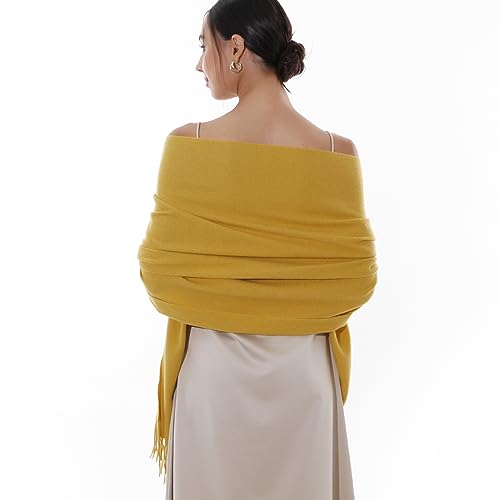 RIIQIICHY Winter Scarfs for Women Pashmina Shawls Wraps for Evening Dresses Large Warm Soft Scarves