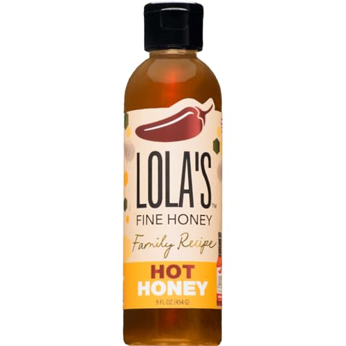 Lola’s Fine Hot Honey Sauce, Sweet Honey Infused with Lola’s