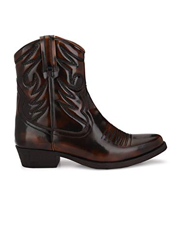 Delize Men's Cowboy High Ankle Boots
