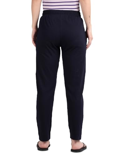 Image of TWIN BIRDS Women Cotton Textured Night Pant | Pyjama Loungewear Sleepwear