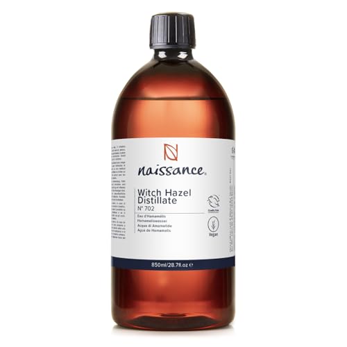 Naissance Agua de Hamamelis (No. 702) 850 ml - Sin Alcohol - Ingrediente Puro, Natural, Vegano -