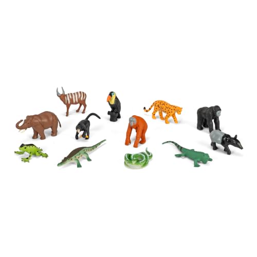 Wild Republic 12233 12755 - Nature Tube Spielset, Tierwelt Regenwald, 32 cm, Grüne – Ansicht 5