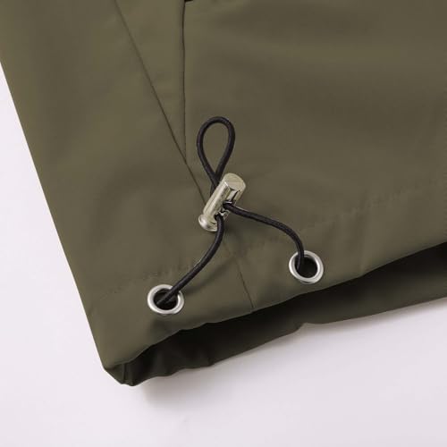 Cortavientos mujer ligero con capucha y abrigos waterproof 5