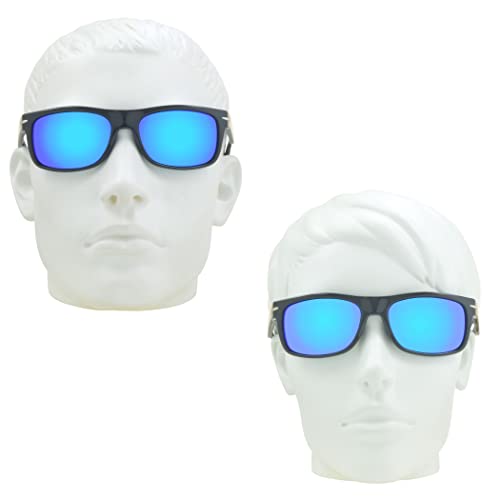 Image of proSPORT Polarized Float Sunglass Flashed Blue Mirror Lens Black Frame for Fishing, Boating. Waterski, Jetski and Water Activities.