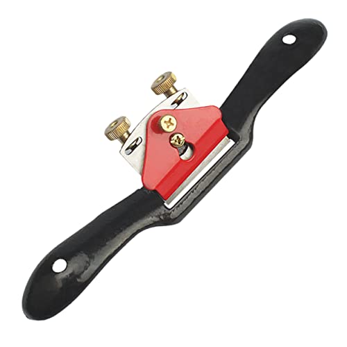 OSALADI Adjustable Large Wood Hand Planer with High Grade Blade Wear Resistant Manual Woodworking Tool for Hardwood and Softwood Contoured Handle for Precision Cutting Includes Bird Plane