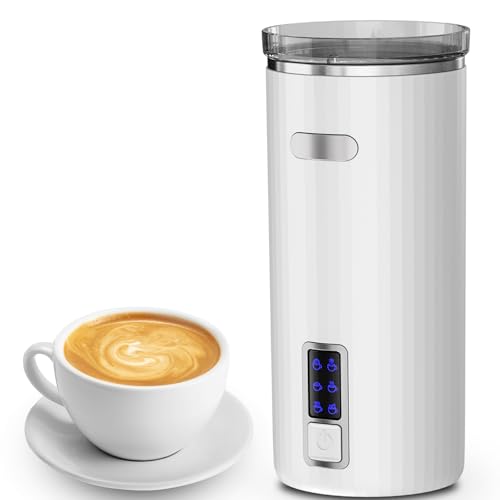 Electactic Milk Frother, 6-in-1 Electric Milk Steamer, 8.5oz/250ml Automatic Warm