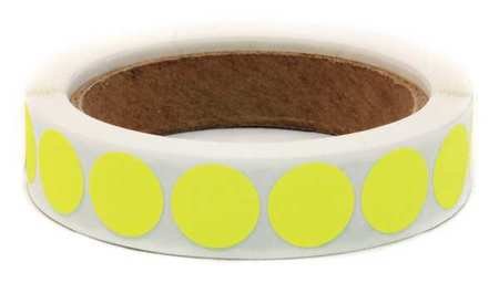 Paper, 1000 Pk,Dot Label, Height: 3/4 in X Width: 3/4 in,2041003718