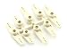 Du-Bro 672 Super Strength Servo Arms (Long Hitec/Tower Hobbies/Hobbico/Command Servos) (8-Pack)