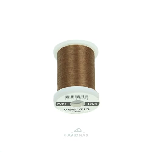 10/0 VEEVUS THREAD - ASSORTED COLORS - Brown - FLY TYING
