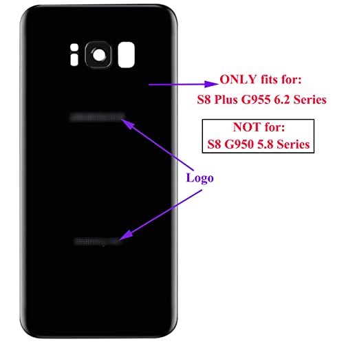 Ubrokeifixit 221202G955RDC12345 Galaxy S8 Plus G955 Rear Back Glass Door Cover Replacement For Samsung Galaxy S8+ G955 6.2",Galaxy S8 Plus All Versions Model,With Tape  thumb #2