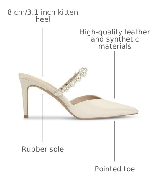 Image of Pointed Toe Heels for Women Slip on Pumps Pointy Stiletto Heels Dressy Sexy Fashion Leather Pumps