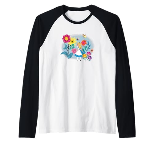 Disney Alice in Wonderland Storybook t-shirt baseball cadeau idéal pour fan de conte