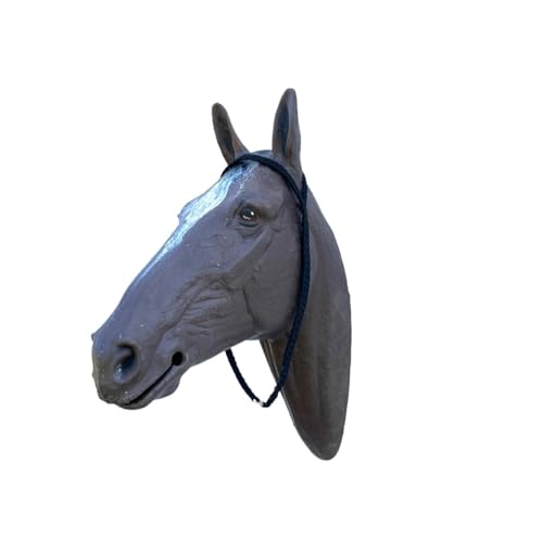 war Bonnet tie Down Horse tack Black (Black)