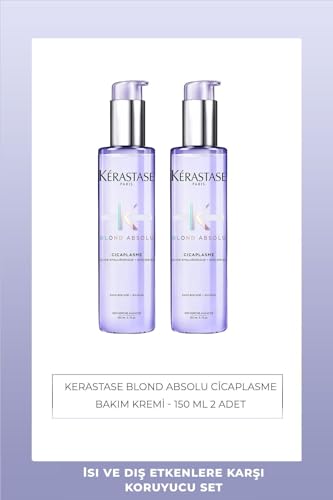 Kerastase Blond Absolu Cicaplasme Sarı Saçlar için Isıya Karşı Koruyucu Bakım Serumu 150 ml 2 Adet