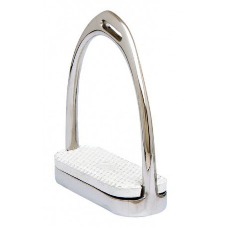 Estribo Ingles Sefton Compensado Simple Inoxidable Con Taco (par) Medida:12 Cm