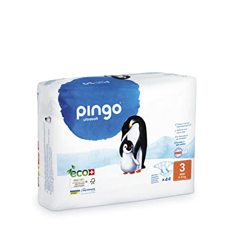 Pingo Pañales Talla 3 Midi (4-9 kg) - Caja de 44 Pañales
