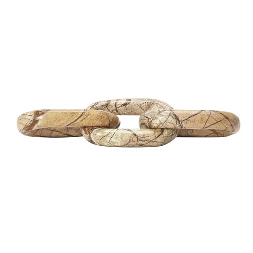 Bloomingville Decorative Marble Chain, Variegated Brown Tones by Bloomingville - Image 3