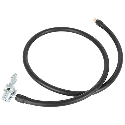 X AUTOHAUX 100cm 39.37'' Tyre Inflator Pump Hose with Locking Air Chuck for Car Cover