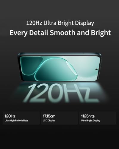 Image of OPPO A6 5G Smartphone, 6.7-inch Screen 120Hz, 7000mAh Battery, 45W SUPERVOOCTM Fast Charge, 8MP Front Camera & 50MP Main Rear Camera, Dimensity 6300 Processor, IP69,Ice White:6GB RAM+128G Storage