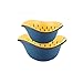Corbeille à Fruits Double couche de fruits en plastique bol panier de vidange légumes panier de lavage Corbeille de fruits Panier de rangement Creative Fruit Basket Panier à Fruits