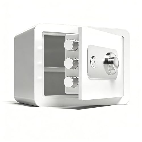 Caja fuerte mecánica, protegida con contraseña, diseño empotrado, no requiere batería, acero de aleación de alta densidad, para guardar objetos de valor, documentos y joyas