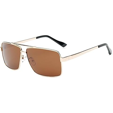 Bmeigo Polarised Sunglasses for Men Vintage Eyewear UV400 Metal Frame Classic Driving Sun Glasses Sports Outdoor Cover
