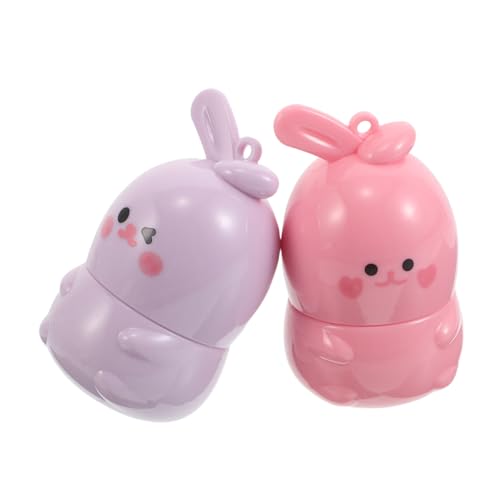 Homoyoyo 2 Piezas Bálsamo Labial Personalizable con Forma de Hidratación para Mujeres y Niñas para
