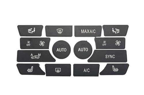 Autocollant bouton climatisation BMW F06 F12 F13 protection anti-rayure console centrale E