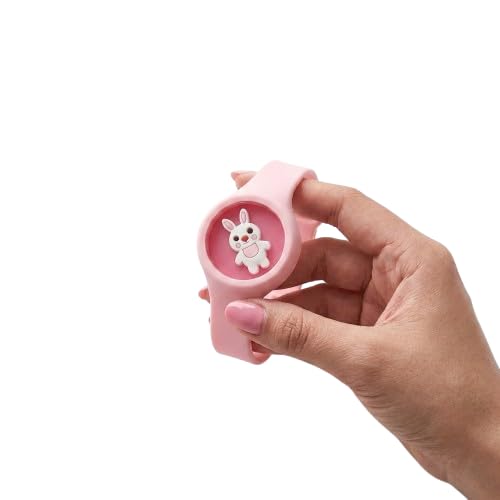 Mosquito Repellent Wristband for Children | DEET-Free Adjustable Anti Mosquito Bracelet | Reusable Pink Rabbit Wrist Band (1, STANDAR)-picture-18