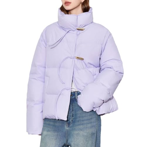 Veste en duvet femme col montant pour rester au chaud avec style