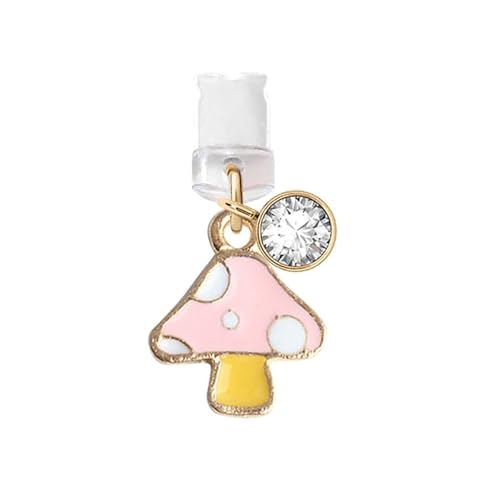 Accessoire téléphone mignon anti-poussière rose et charme de protection pour iPhone SE