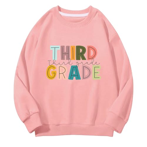 2025 Boys Girls Trendy School Clothes Toddler Kids Back to School Shirt Preschool Graduation Cute Graphic Tee Teen Cotton Top3